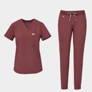 Figs Dark Cherry Catarina™ - One-Pocket Scrub Top - XXS / Dark Cherry